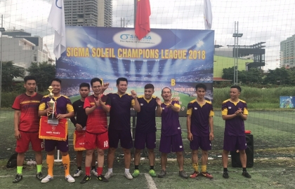 Sôi động cùng giải bóng đá Sigma Soleil Champions League 2018